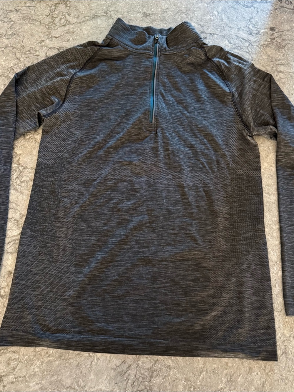 Lululemon metal vent Quarter-Zip Athletic Pullover in Charcoal small
